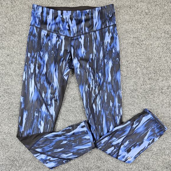 Lululemon All Meshed Up Tight Womens S/M 6/8 Run Painted Animal Sprinkler Pocket - Picture 1 of 8
